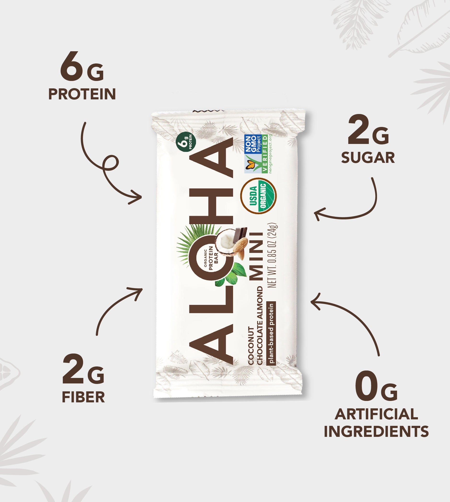 Coconut Chocolate Almond - Mini Bars