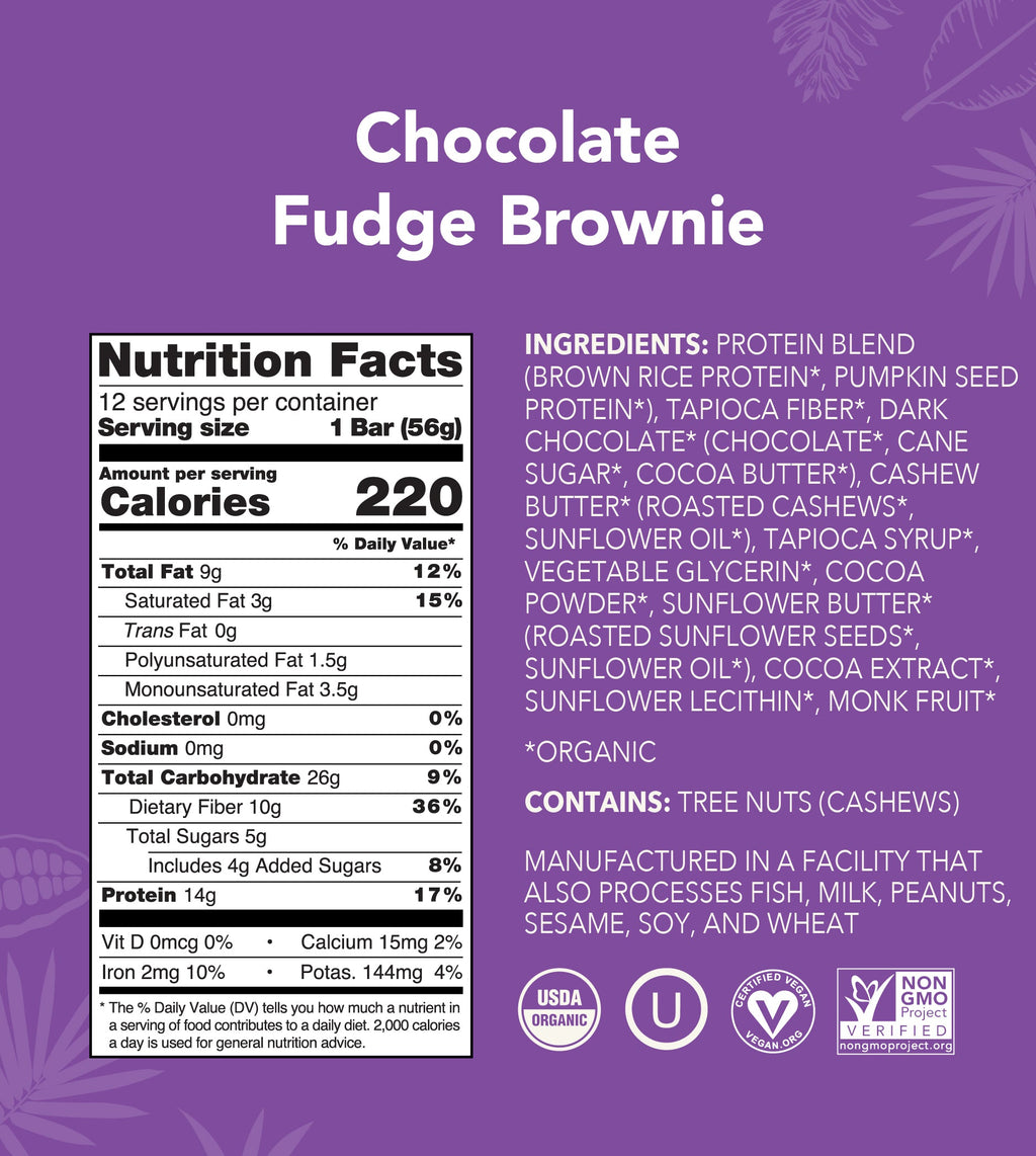 Chocolate Fudge Brownie - Protein Bars (CAD)