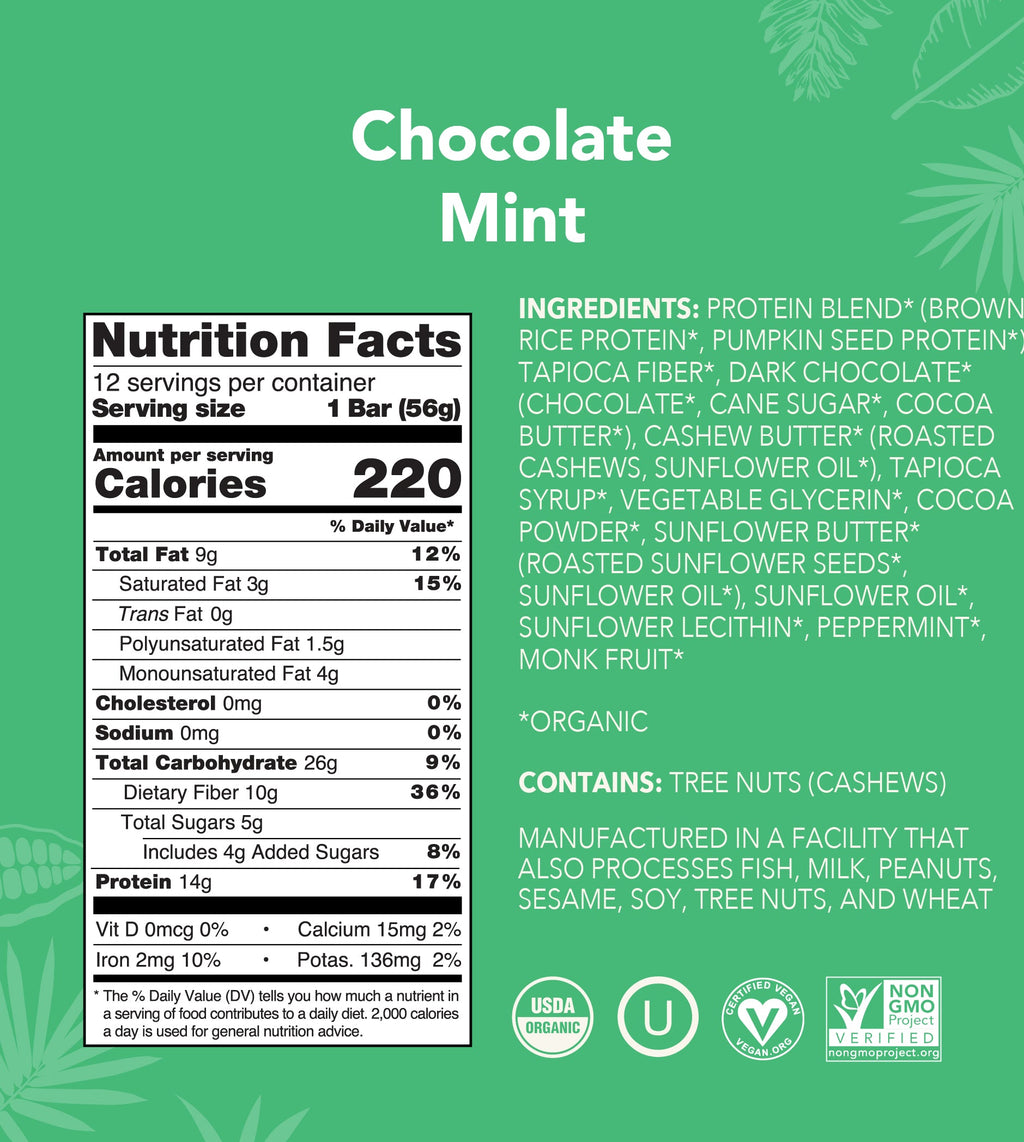 Chocolate Mint - Protein Bars (CAD)